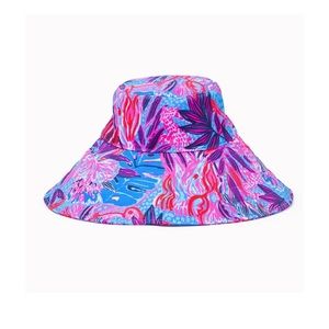 NWT Lilly Pulitzer Wild Times Canvas Sun Hat